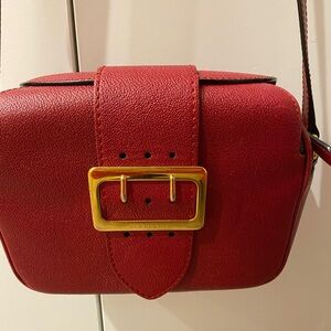 Burberry Small Zip Buckle Bag (Parade Red)